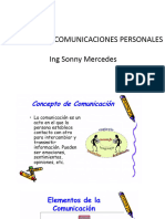 Elemento 2 - Comunicaciones Personales