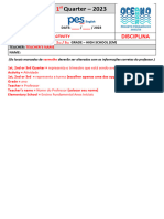 Modelo 5 - Atividade SEM Nota - Xº Ano - 2023 - X° Trimestre - Disciplina