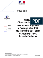 TTA 203 (2010) Manuel D'instruction Du Tir Aux Armes Légères