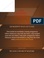 Ruang Lingkup Materi MPK BI-2019