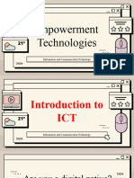 Q3. W1. Introduction of ICT