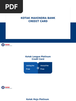 Kotak credit card