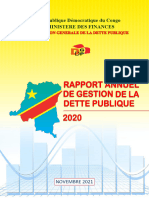 DGDP Rapport Annuel de Gestion de La Dette Publique 2020 Revu