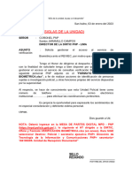Oficio para Solicitar Acceso Al RENIEC Al Servicio Biométrico 2023