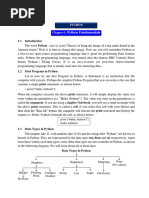 Python Study Material