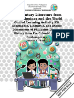 21st Century Literature From The Philippines and The World: Guided Learning Activity Kit