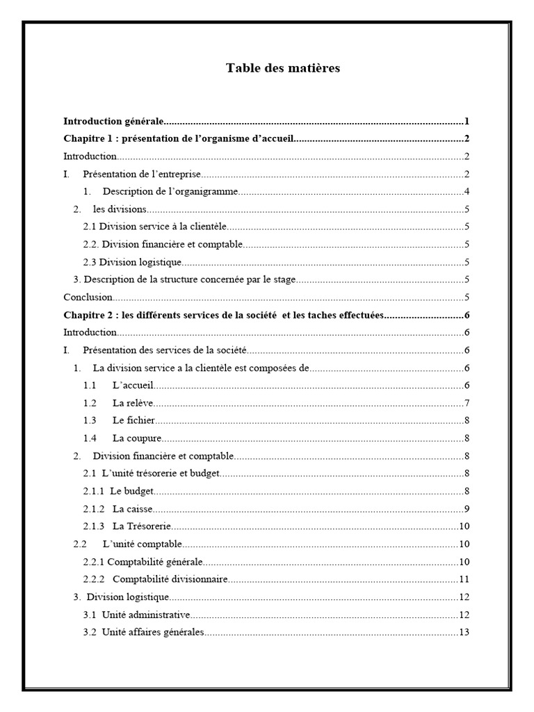 Présentation de la STEG Jendouba | PDF | Facture | Comptabilité