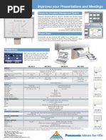 Panaboard UB Series Spec Sheet