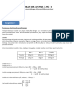 LKPD Model Pertidaksamaan