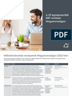 COSMO HU Top 25 ERP Rendszer Magyarorszagon 2022