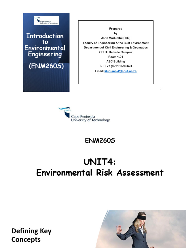 Environmental Risk Assessment Overview | PDF | Hazards | Risk