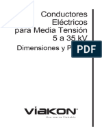 VIAKON - Dimensiones y Pesos - Conductores de 5-35 KV - 2020