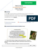 Le Renard Et Le Bouc Fable D'esope Questionnaire Correction