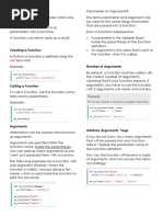 PYTHON PROGRAMMING (Arguments)