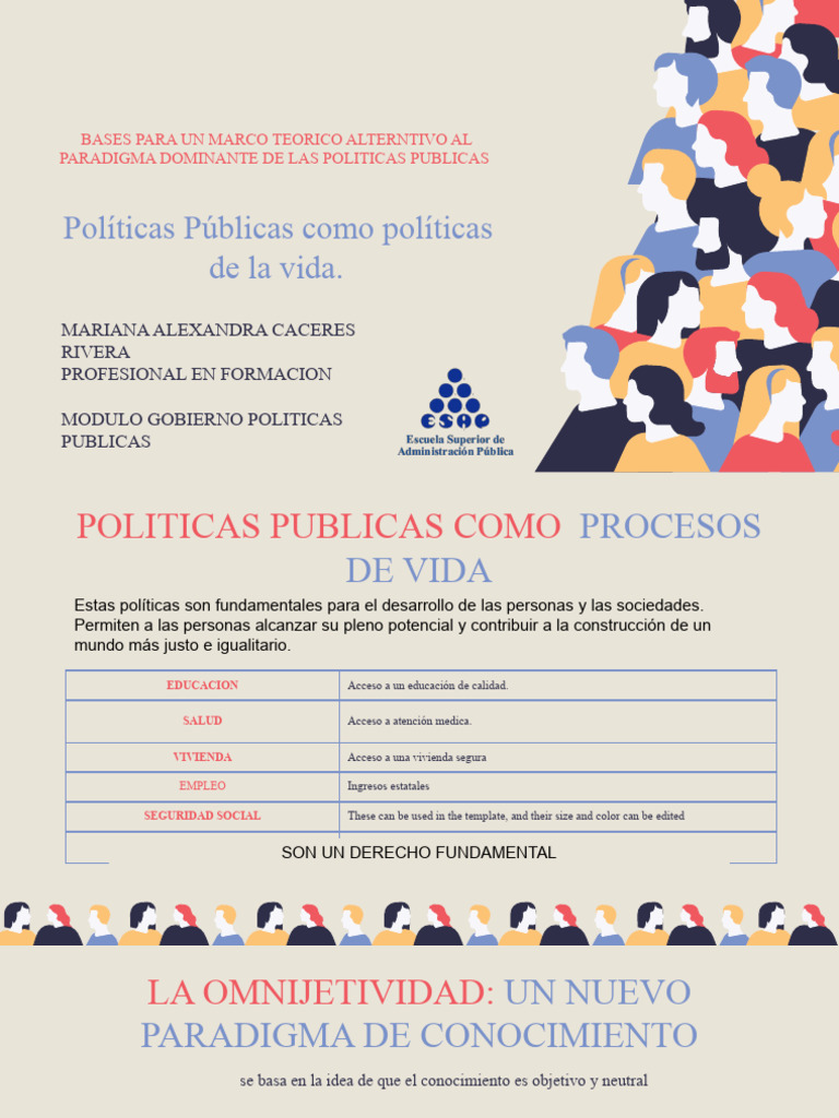 Marco Teórico de Políticas Públicas | PDF | Conocimiento | Paradigma
