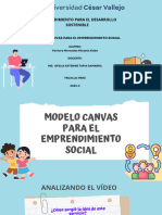 Modelos Canvas para El Emprendimiento