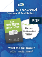 Ask Powerful Questions Sample Excerpt by Will Wise and Chad Littlefield
