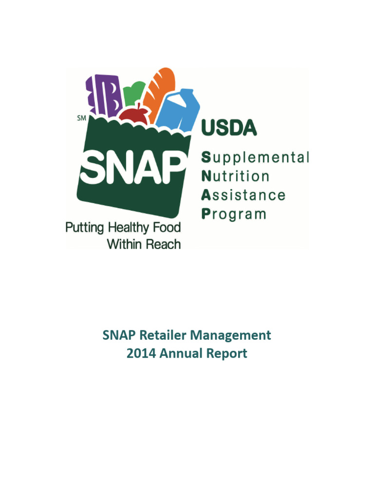 2014 SNAP Retailer Management Annual Report | PDF | Supplemental ...