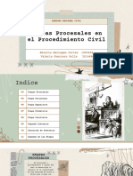 Etapas Procesales en El Procedimiento Civil