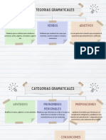 Categorias Gramaticales