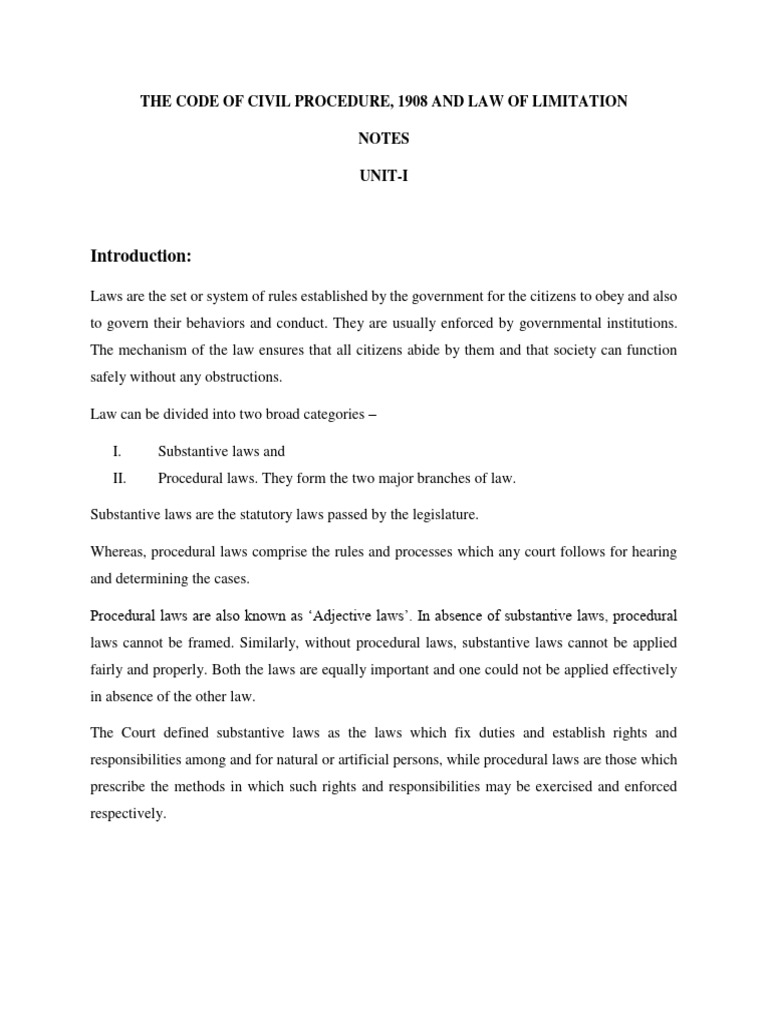 Cpc introduction definition and inherent powers pdf judgment law