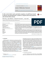 Fe (III), Co (II), Ni (II), Cu (II) and ZN (II) Complexes of Schiff Bases Basedon Glycine and Phenylalanine. Synthesis, Magnetic Thermal Properties