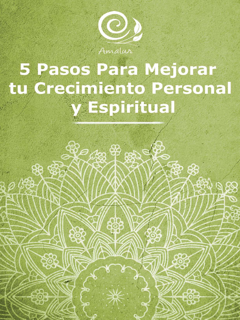 Ebook 5 Pasos para Mejorar Tu Crecimiento Personal y Espiritual v2 | PDF