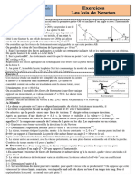 Exercices 3 Les Lois de Newton