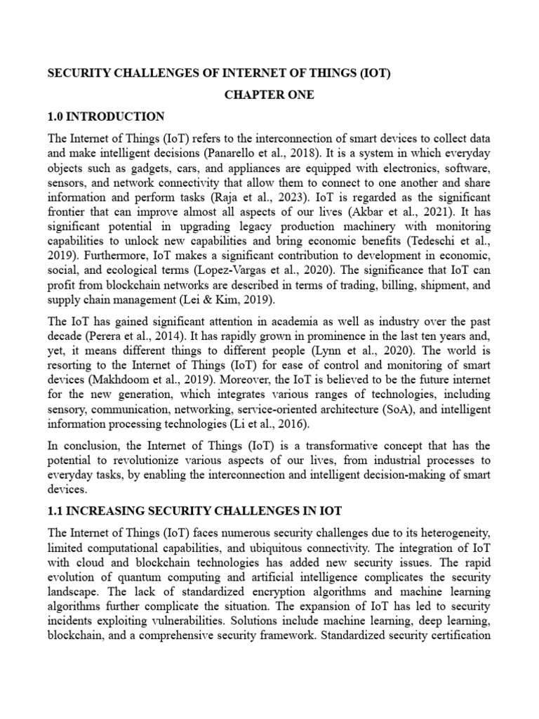 Security Challenges of Iot | PDF | Security | Computer Security