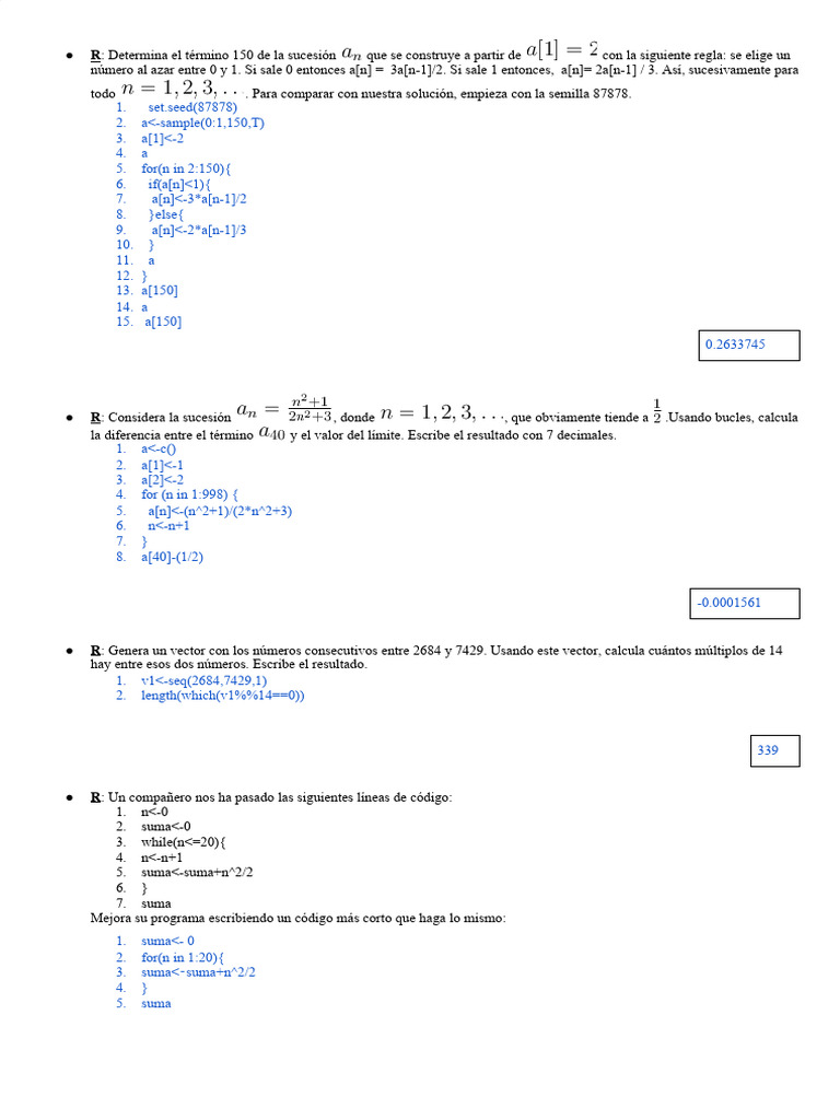 Examen de Informática y Modelización Matemática | PDF | Métodos y ...