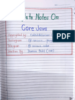 Complete Java Handwriitten Notes 4tqqmt