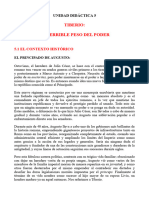 Sesión 5. TIBERIO EL TERRIBLE PESO DEL PODER