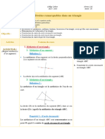 Droites Remarquables Dans Un Triangle