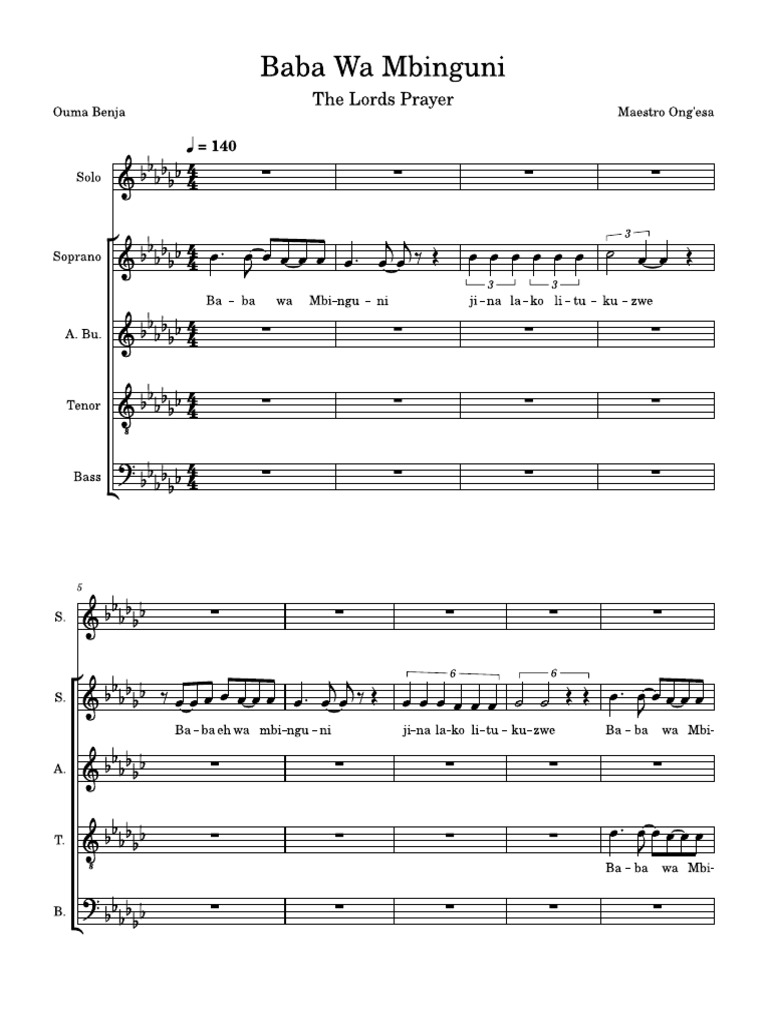 Baba Wetu | PDF