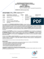 Horario Trimestre 5