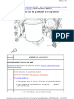 Reemplazo Del Sensor de Posición Del Cigüeñal