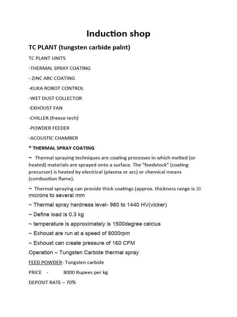 Induction Shop | PDF