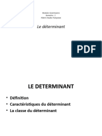 Le Déterminant