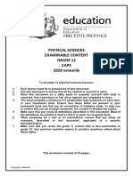 FS PhySci GR 12 Exam Content Learners 2020 ENG Complete
