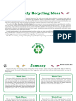 Weekly Recycling Ideas