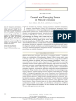 Current and Emerging Issues  in Wilson’s Disease