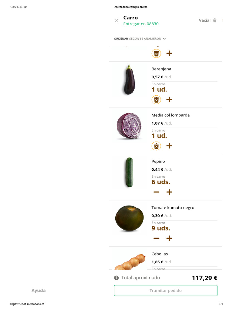 Mercadona compra online 2 pdf