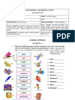 Activity 1 - English - 2nd Grade