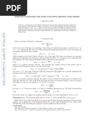 2203 05917 | PDF | Theorem | Prime Number
