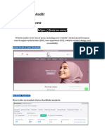 Website Audit Report For Frairza