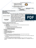 Lesson Plan For English 7-Linear & Non-Linear Text