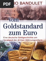 Bruno Bandulet Vom Goldstandard Zum Euro Eine Deutsche Geldgeschichte 123049