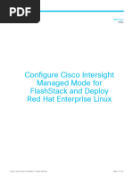 Configure Cisco Imm For Flashstack and Deploy Red Hat Enterprise Linux