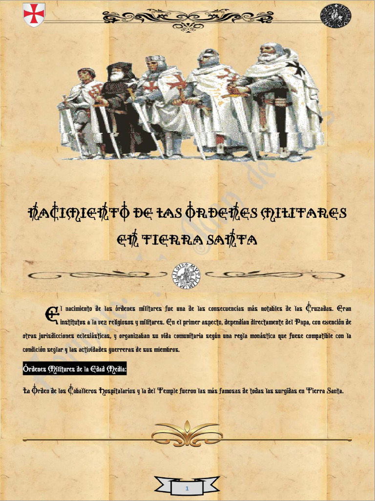 1.6-Nacimiento de Las Ordenes Militares | PDF