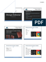Apresentação Design Editorial Capas